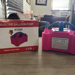 Electric Balloon Pump 600W (Model 73005/73005PRO) – Pink/Blue