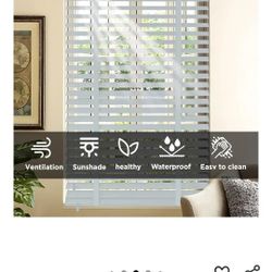 2" White Slat Blinds