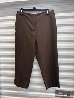 Ladies’ Chocolate Brown Dress Pants Liz Wear Size 10