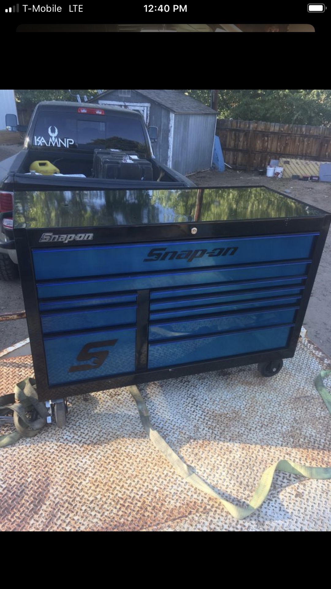 Snap on tool box