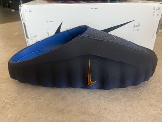 Size 11 Blackened Blue Nike Mind Slides