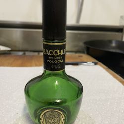 Bacchus The Cologne For Men Original Glass Bottle 