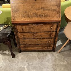 Secretaire- Appears To Be Tigerwood But Unsure 