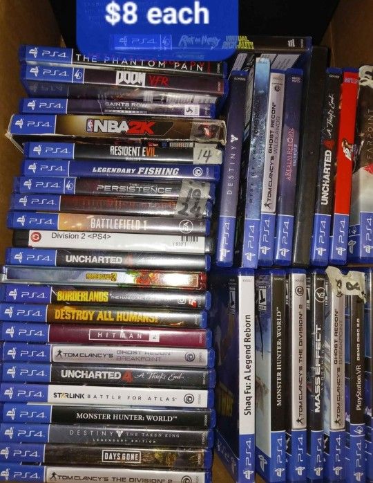Ps4 games. If Shipping Then Order At Least $40.