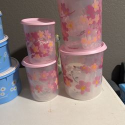 Set De 4 Botes Para Guardar  de Tupper  Ware 