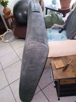 Dark blue mattress