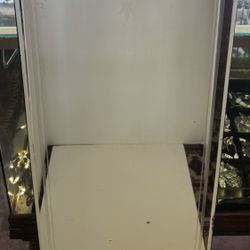 Antique Art Nouveau Beveled Mirror - 15x44 