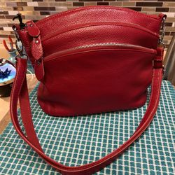 NEW! Lecxci Genuine Leather Crossbody Purse/Bag