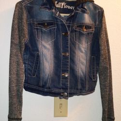 Denim Hoodie Small