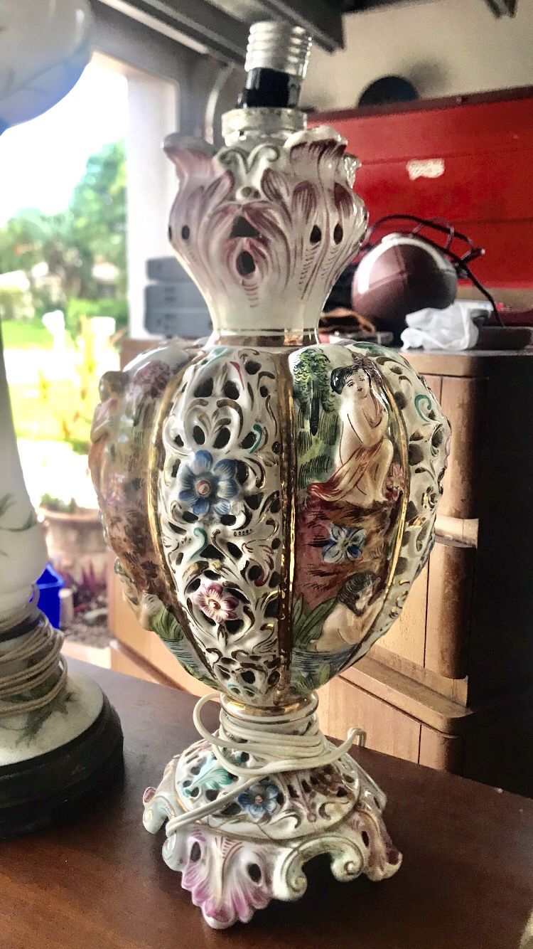 Antique Ceramic Lamp