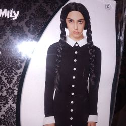 Wednesday Addams Child Size Small 4-6.Brand New  $30 Price Firm