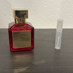 Baccarat Rouge 540 Sample