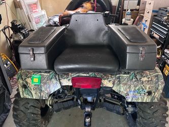 Atv seat and storage