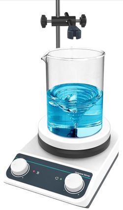 Labhouse HS5 - Laboratory Hot Plate Magnetic Stirrer with Heating, Magnetic Mixer Hotplate  RPM & 2L Capacity, Thermostatic Control, 110V-220V