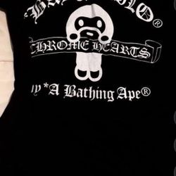 Black Bape X Chrome Hearts Tee 