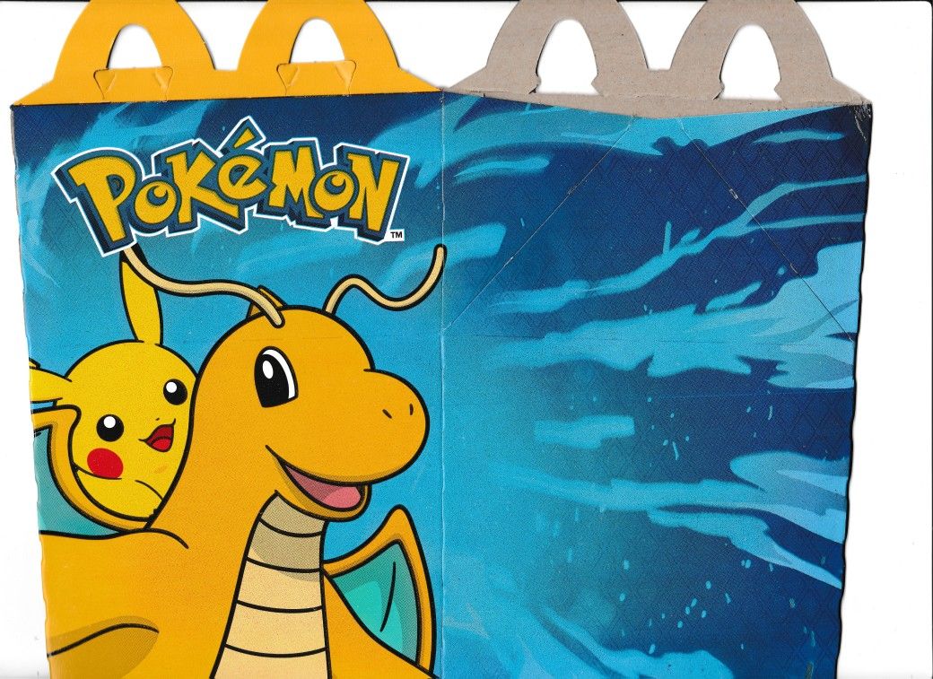 PIKACHU & DRAGONITE HAPPY MEAL BOX | POKÉMON DRAGON DISCOVERY | MCDONALDS 2025