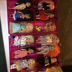 Little Dolls and Case