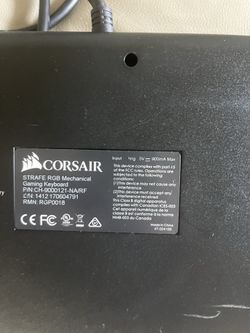 Corsair keyboard