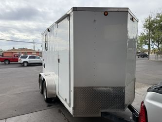6X12 V-nose trailer