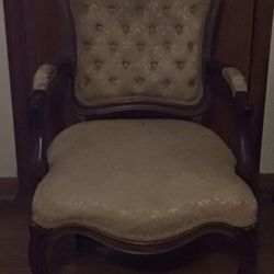 2 Gold Antique Chairs