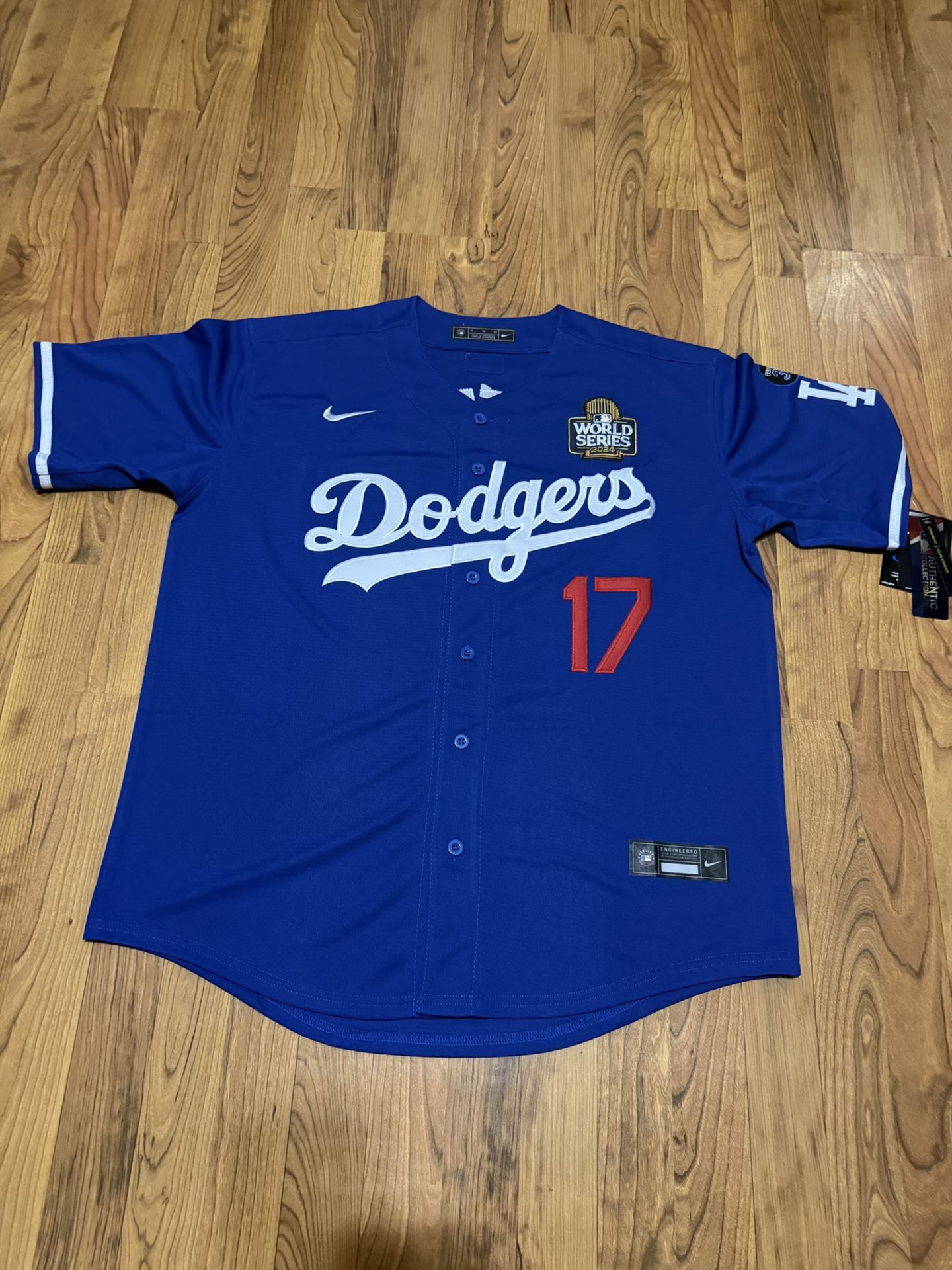 Los Angeles Dodgers Stitched Blue Shohei Ohtani World Series Jerseys