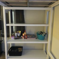 Bed/ Bunk Top With Shelf & Desk
