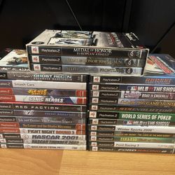 PS2 Games Collection Lot 27 In Total 