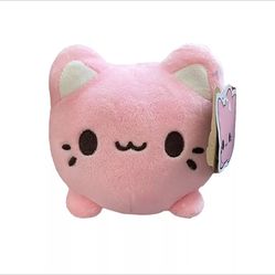 Pink Cat Strawberry Meowchi plush