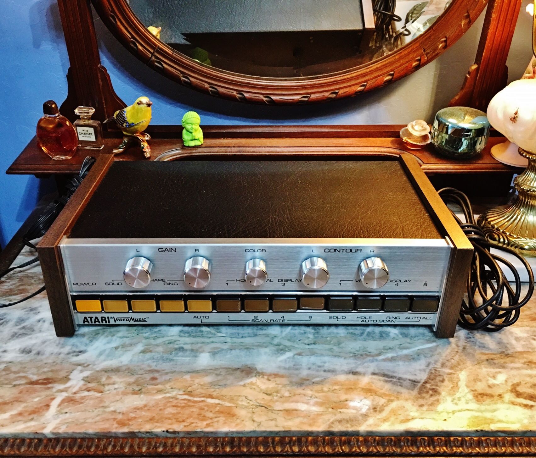 Vintage Atari (Model # C-240) Video Music Audio Stereo Visualizer - Works RARE!!