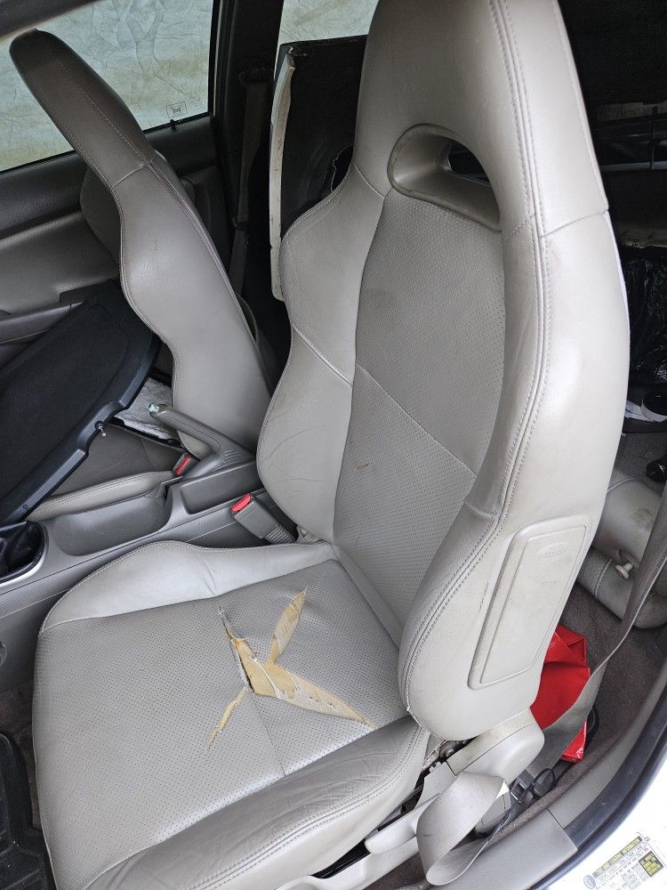 05-06 ACURA RSX TYPE-S FRONT SEATS TAN Driver And Passenger Seat 