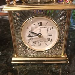 Antique Crystal Clock $20.00