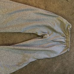 Comfortable Wide Leg Gray Sweatpants- Size Small