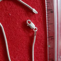 16 " gorgeous durable sterling silver chain