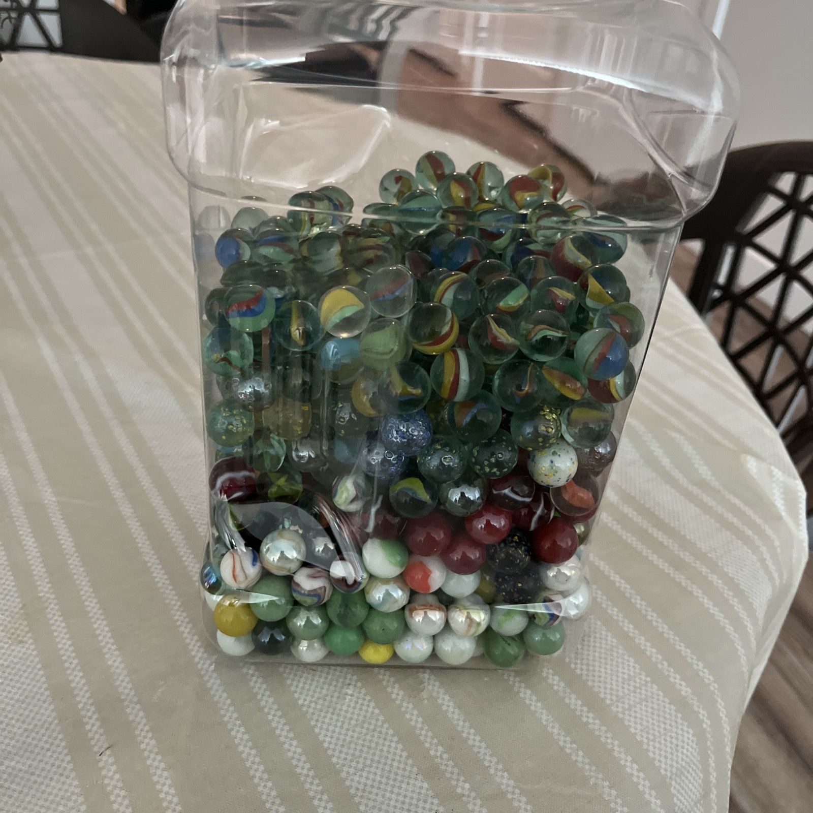 Large Lot Of Vintage Marbles