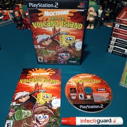 Playstation 2 Game Nicktoons: Battle For Volcano Island ( 2006 )