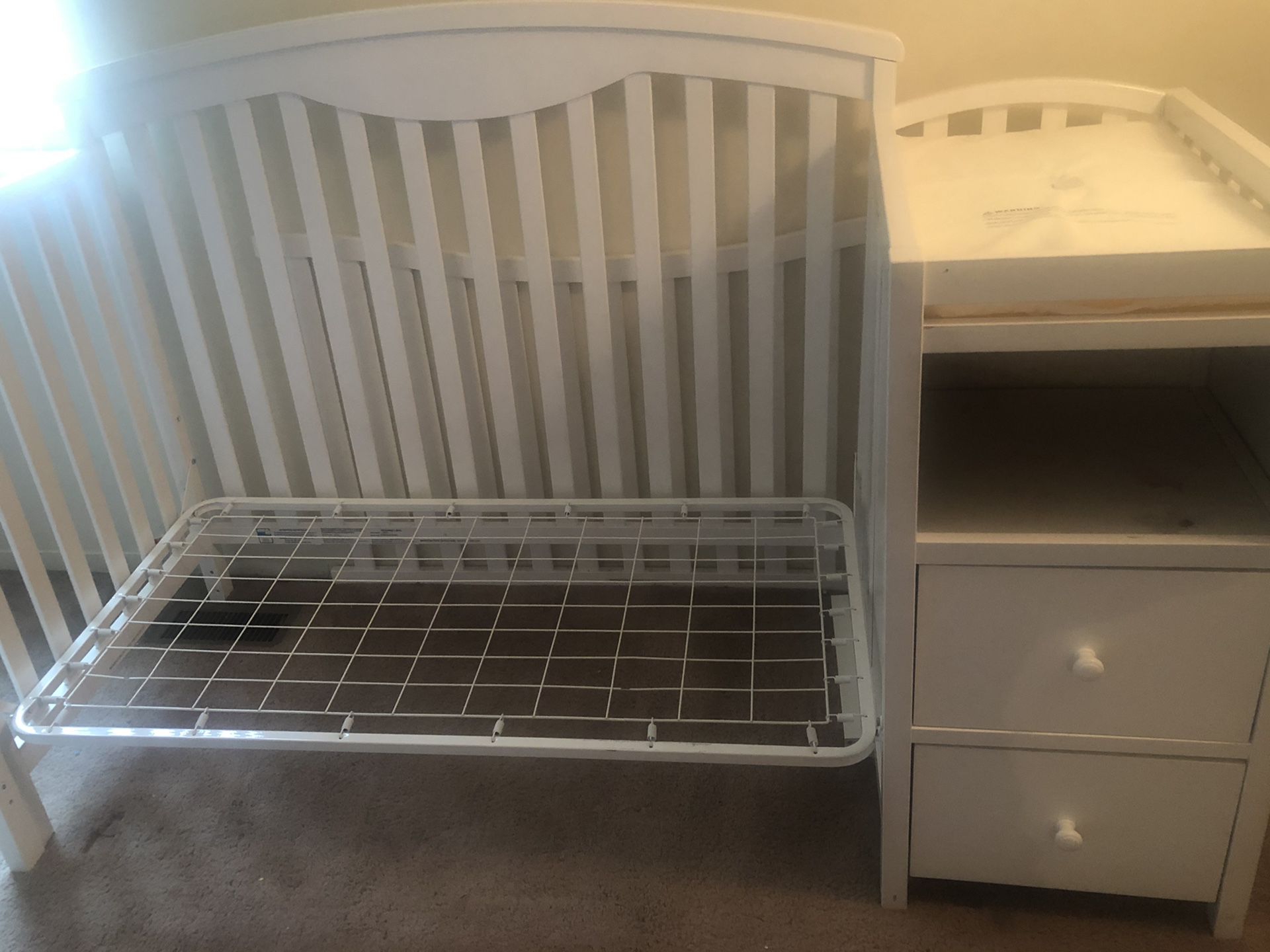 Toddler bed from convertible crib