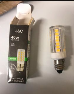 5x E11 T4 LED Light bulbs. New. $10