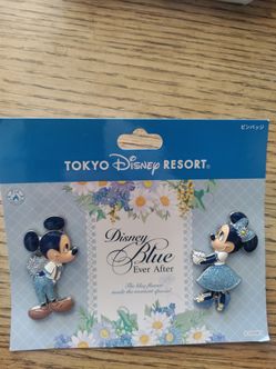 Disney Blue Ever After/Tokyo Pin Set