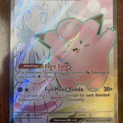 Pokemon Lillie’s Clefairy EX 173/159 Journey Together Full Art Holo MINT
