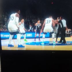 playstation 4  with nba2k and call of duty  downloaded on ps4 with controller. 