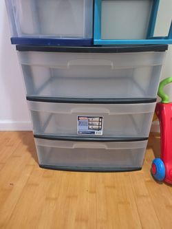 Sterilite 3-Drawer Plastic Storage Cart