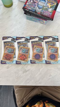Pokemon Chilling Reign Checklane Blister Packs Lot Of 4