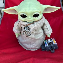 Mattel Star Wars The Mandalorian Grogu RC Plush Toy