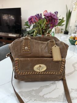 COACH PURSE REAL LEATHER