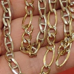 14 Solid Vintage Unique Custom Links Chain