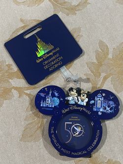 Walt Disney World 50th Anniversary Frame Ornament NWT