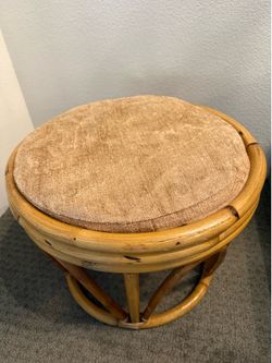 Vintage Bamboo Stool