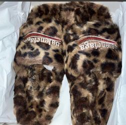 Balenciaga cheetah slide
