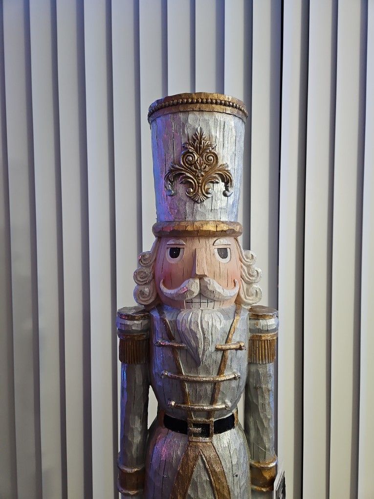 CVS Resin LED Nutcracker King 48 Inches Christmas Decor Large Jumbo TikTok