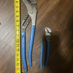 Channellock Pliers 16” and 9” 